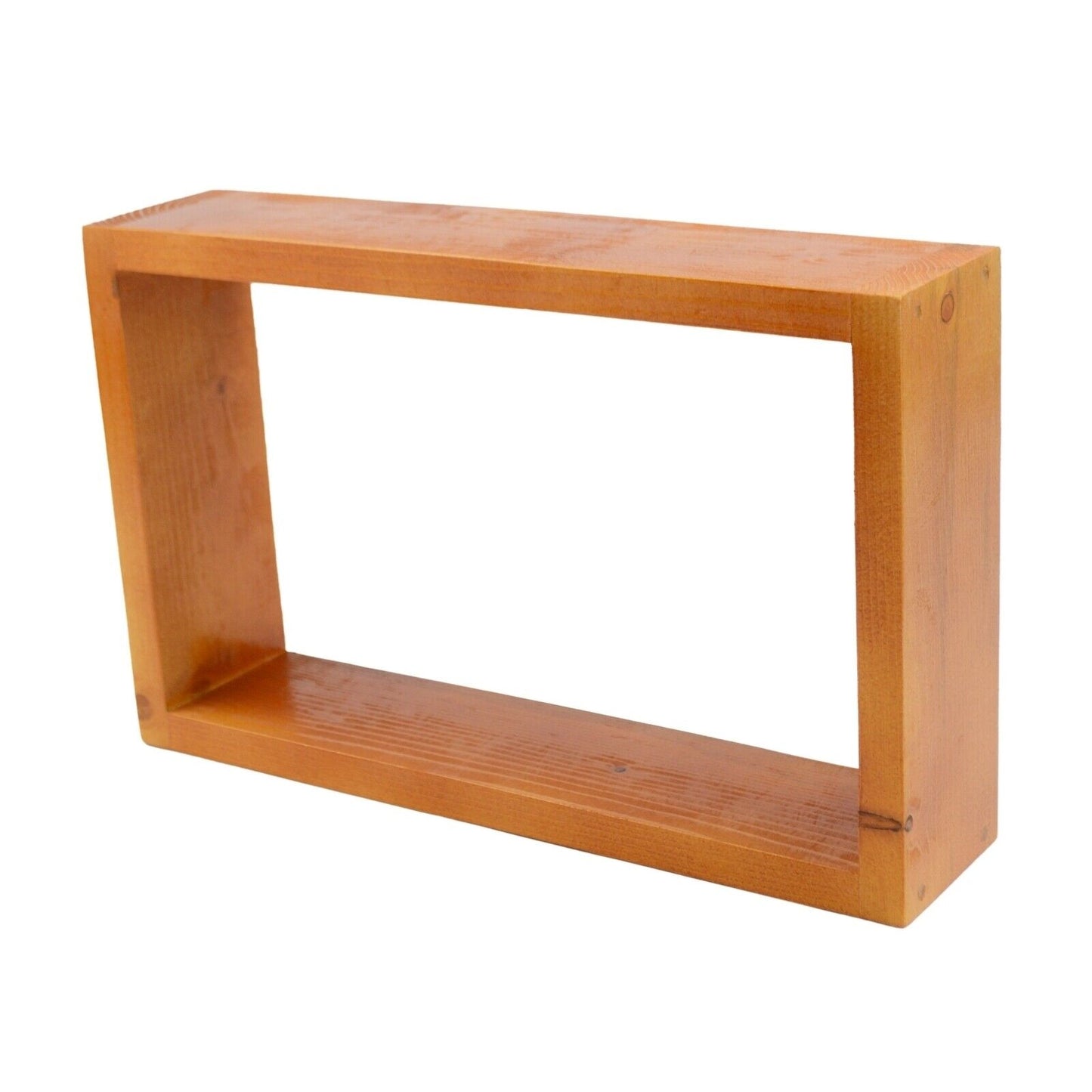 100% Solid Wood Floating Cube Shelves Wall Hanging Storage Display Deco Shelving