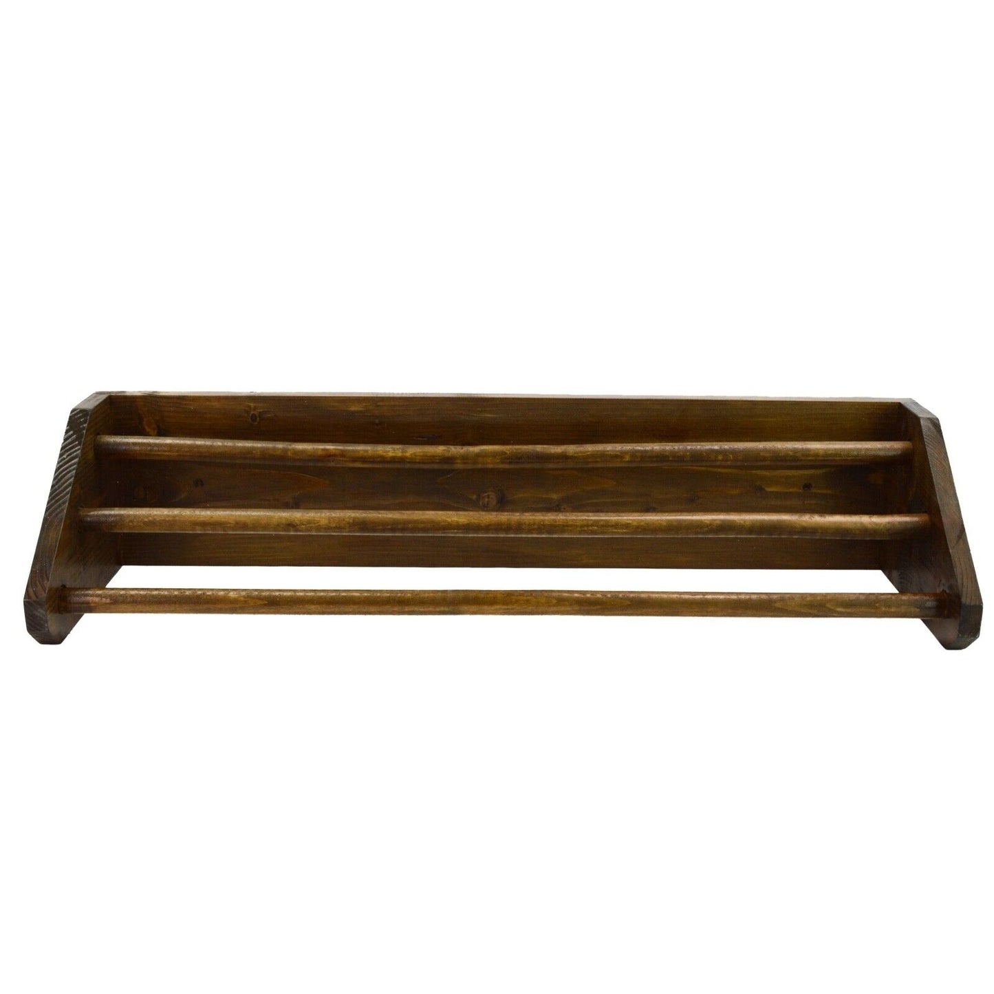 Large 3 Tier Bathroom Towel Rail, Bathroom Wooden Towel Rack Handmade Storage