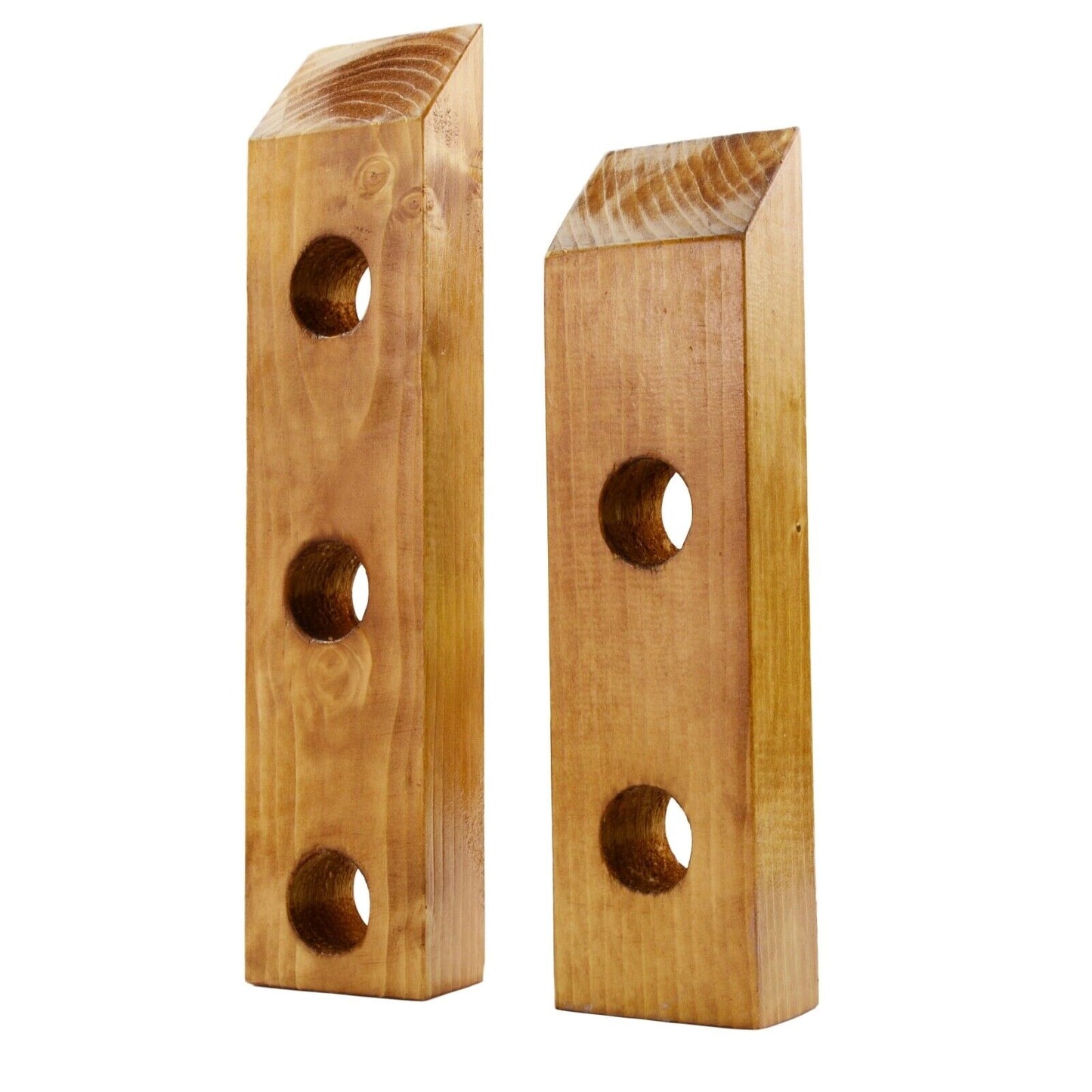Wooden Wine Rack | Bottle Holder | Free Floating Standing | Natural Wood