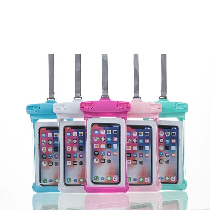 7.2 inch Universal Waterproof Phone Pouch Glowing Bag Multiple Colours