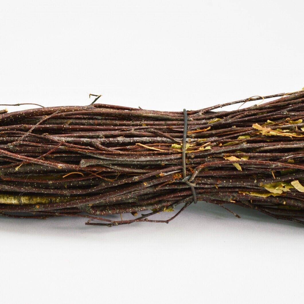 Witches Broomstick Halloween Prop Novelty Branch Broom Handmade Natural Wood