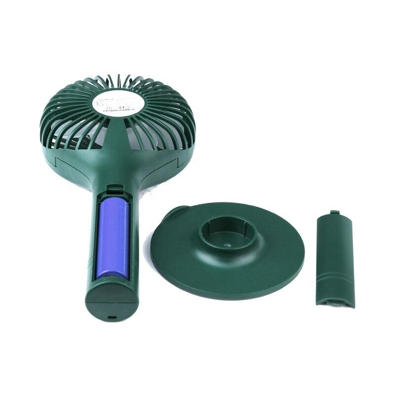Portable Hand-held Folding Cooling Desk Fan Mini Cooler USB Charging Long Lastin