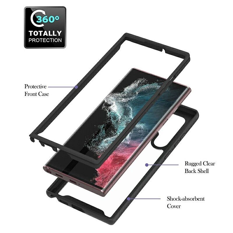 Shockproof 360 Full Body Case For Samsung S22 Plus Ultra