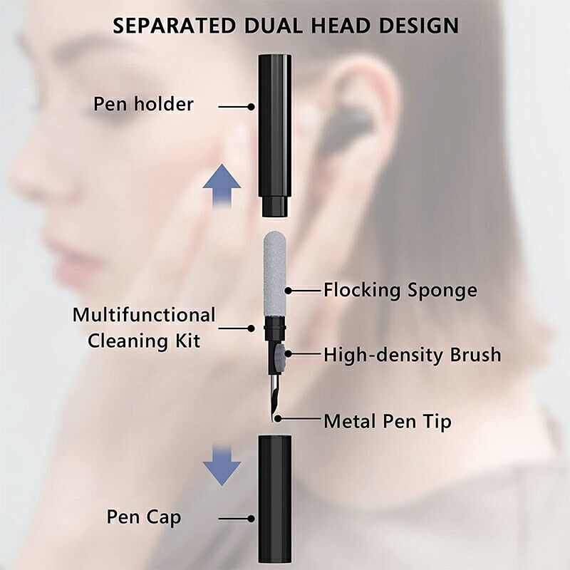Cleaning Pen Kit Airpods Pro Earbuds Bluetooth Earphones Cleaner Tool Brush UK