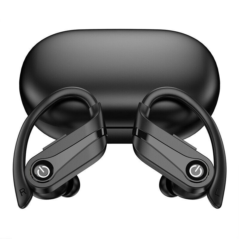 Q63-3 TWS Bluetooth 5.3 Digital Display Touch Ear Hook Earphone 3 Choice Colour
