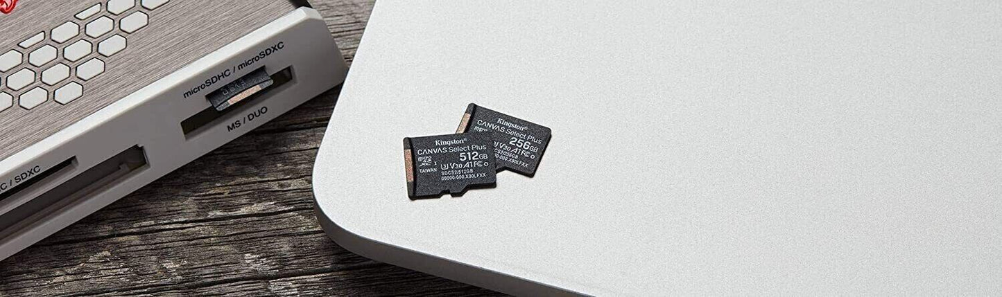 Kingston Micro SD Card 32GB 64GB 128GB 256 Class 10 SDXC Phone Memory & Adapter