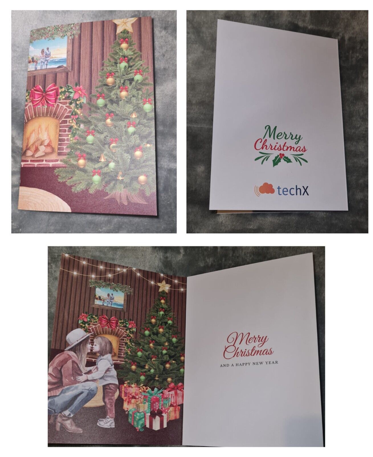 Pack of 10 Christmas Cards Winter Scenery Professionally Designed With Envelopes