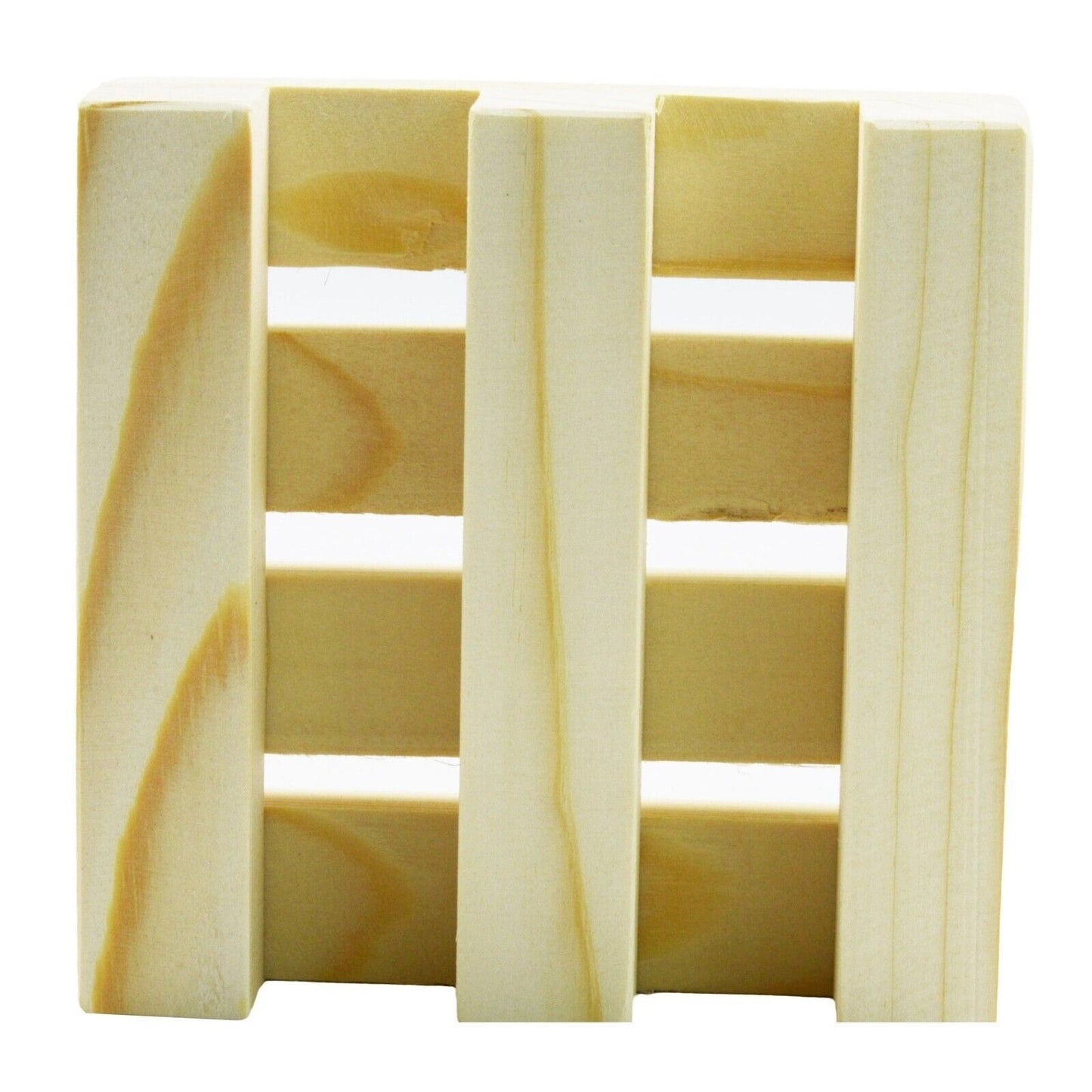 Set of 4 Handmade Novelty Gift Mens Present Miniature Pallet Coasters Cup Stand