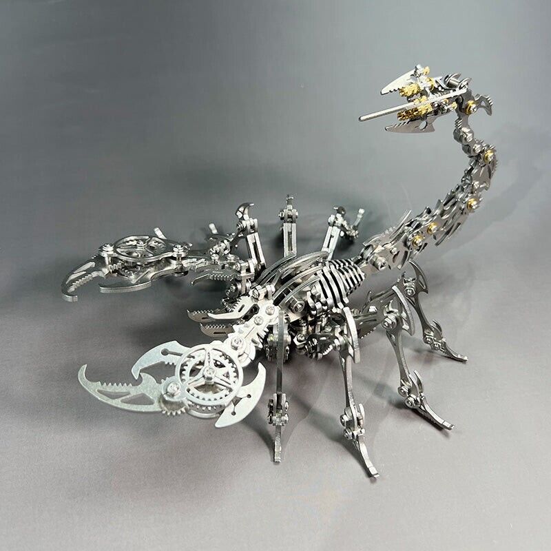 3D Puzzle Scorpion Steampunk Mechanical Creature Assembly Model Kit Adult Gifts