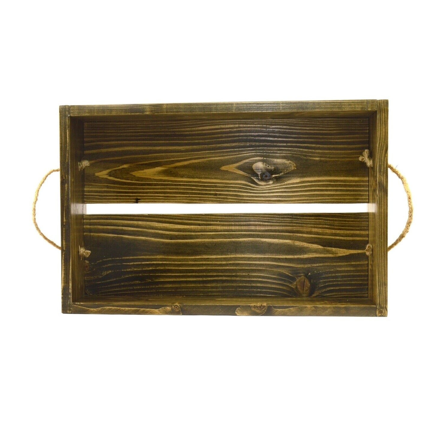 Wooden Serving Tray with Handles / Handmade Serving Tea Breakfast Fruit Wood