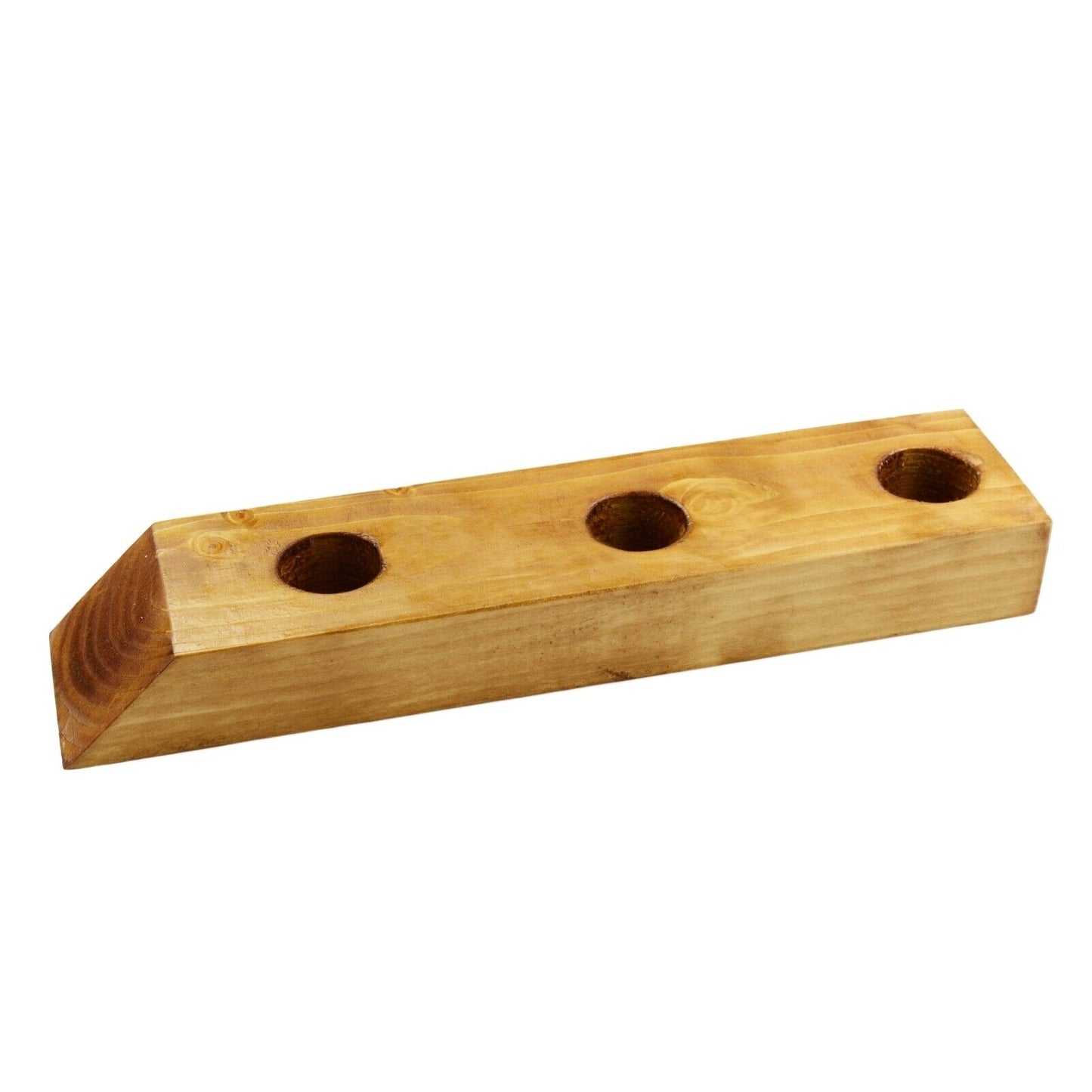 Wooden Wine Rack | Bottle Holder | Free Floating Standing | Natural Wood