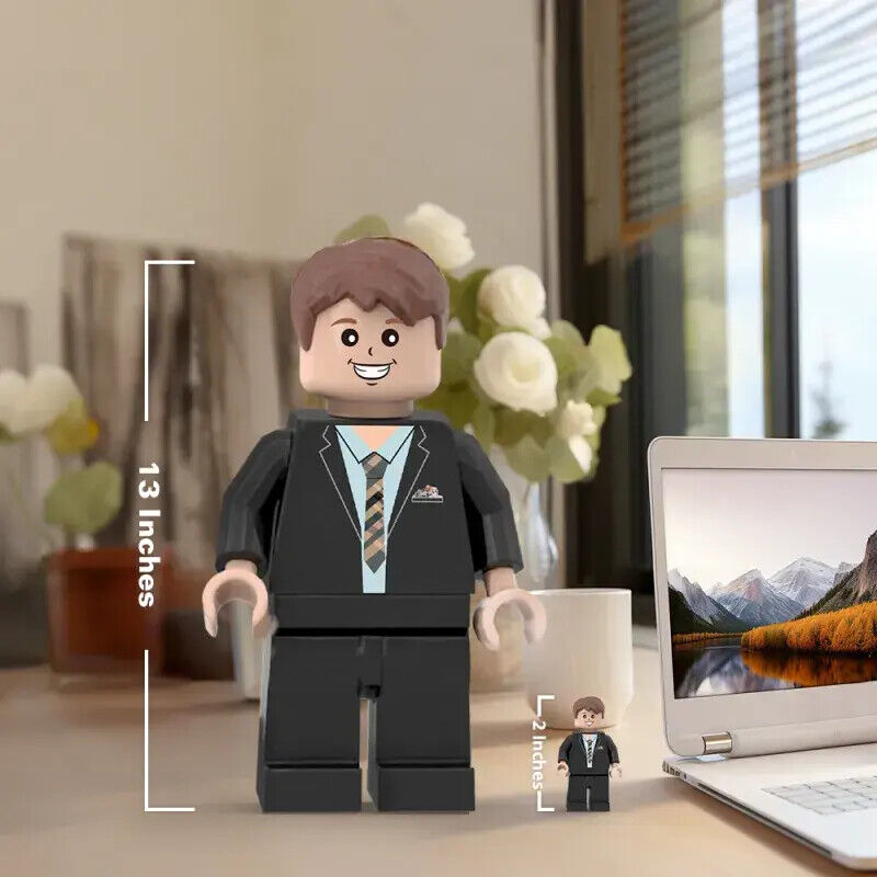 Personalized 3D Print Custom Giant Minifigs Photo Giant Minifigs Turn Your Photo