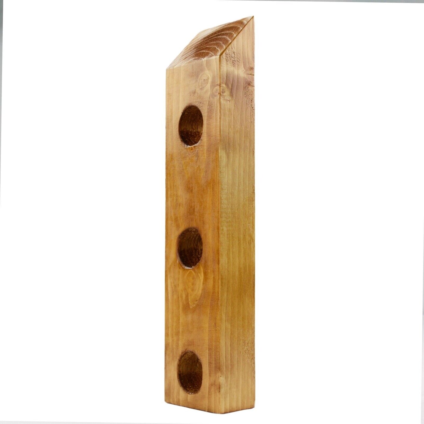 Wooden Wine Rack | Bottle Holder | Free Floating Standing | Natural Wood