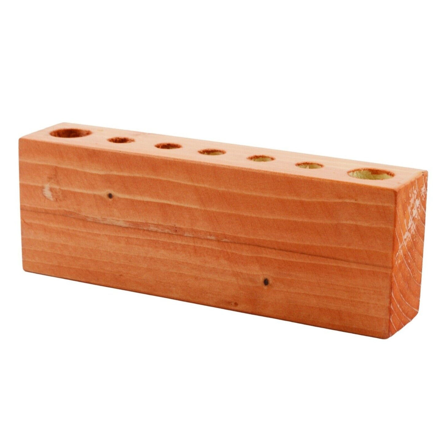 Wooden Pen Pencil Storage Holder Handmade Rustic Table Desk Organizer Tidy
