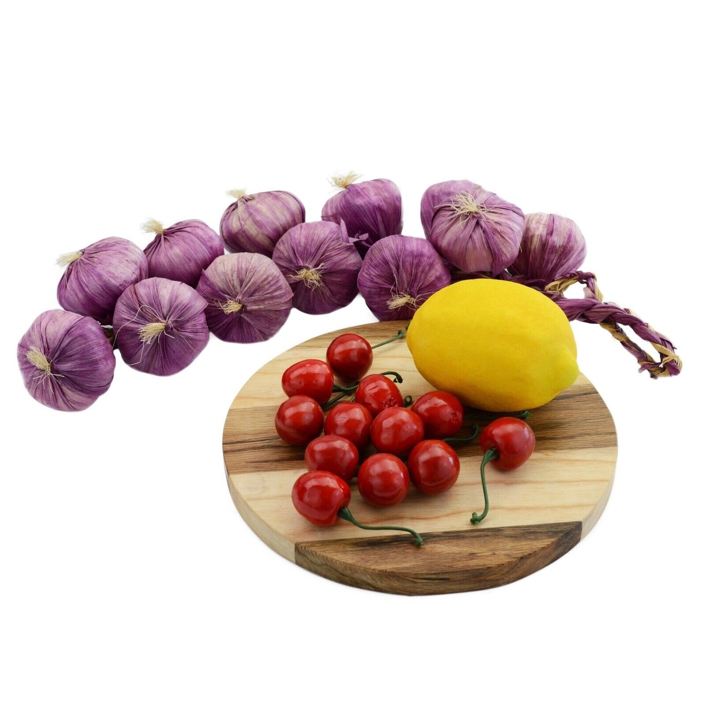 Round circular wooden chopping board cutting serving pizza 100% Solid Wood