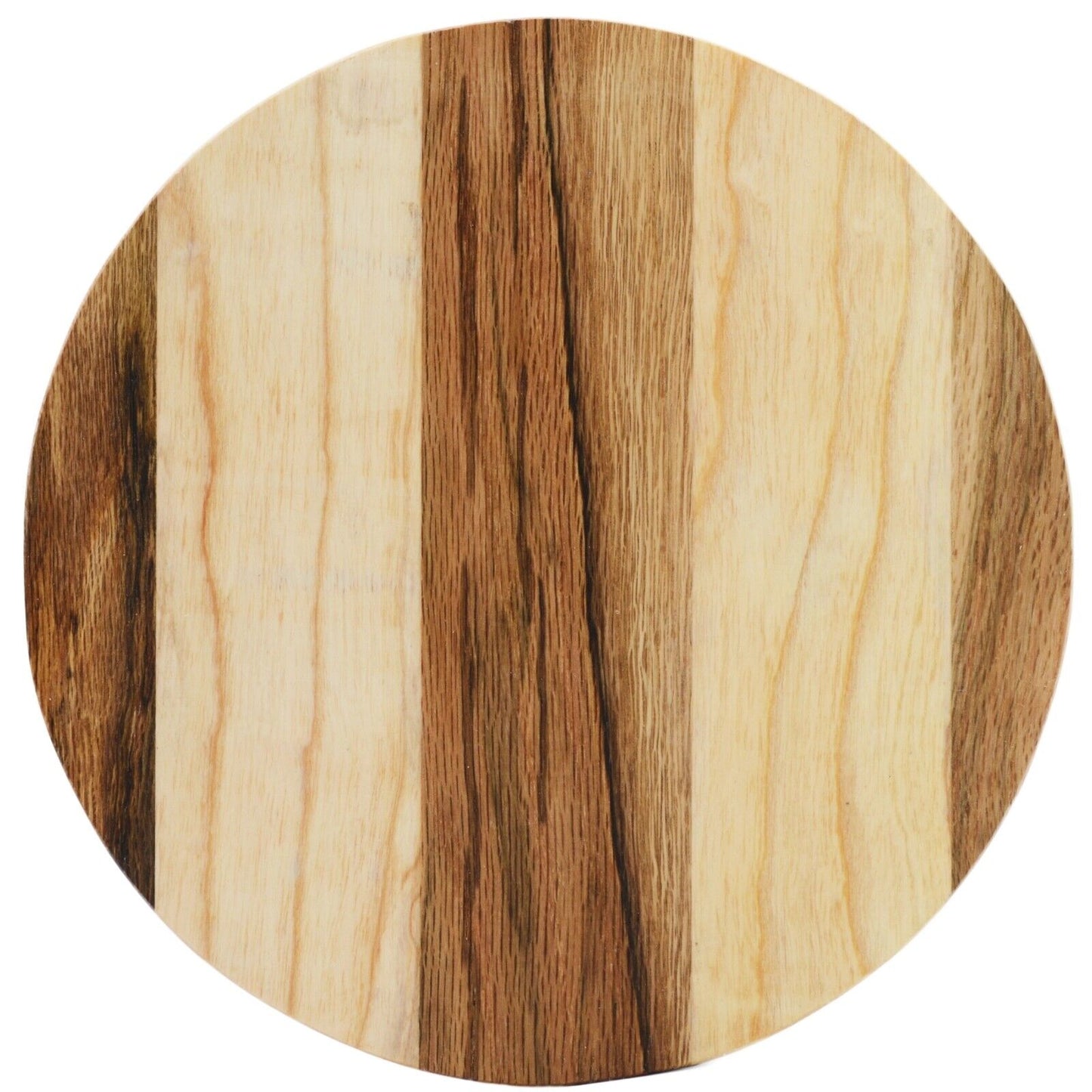 Round circular wooden chopping board cutting serving pizza 100% Solid Wood