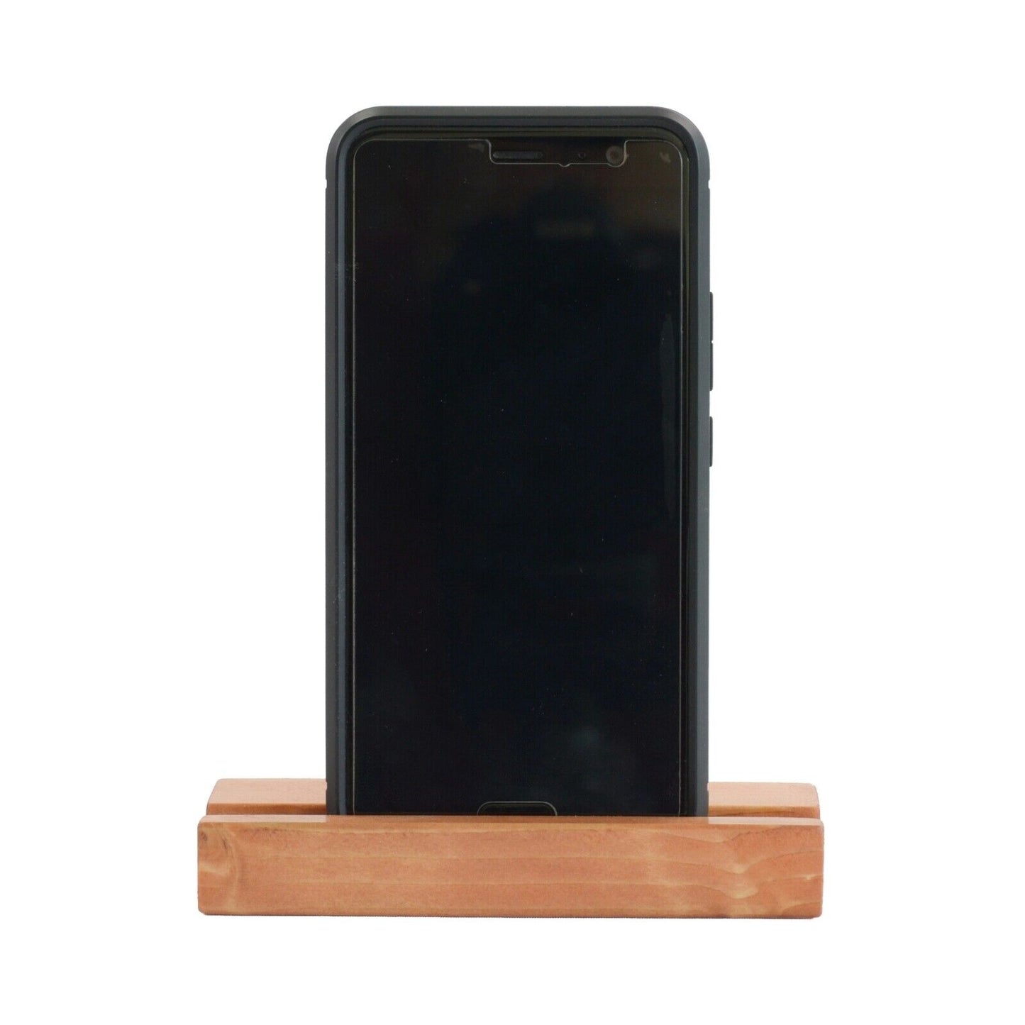 Universal Lazy Desk Stand Mobile Phone Tablet Holder Portable Natural Wooden