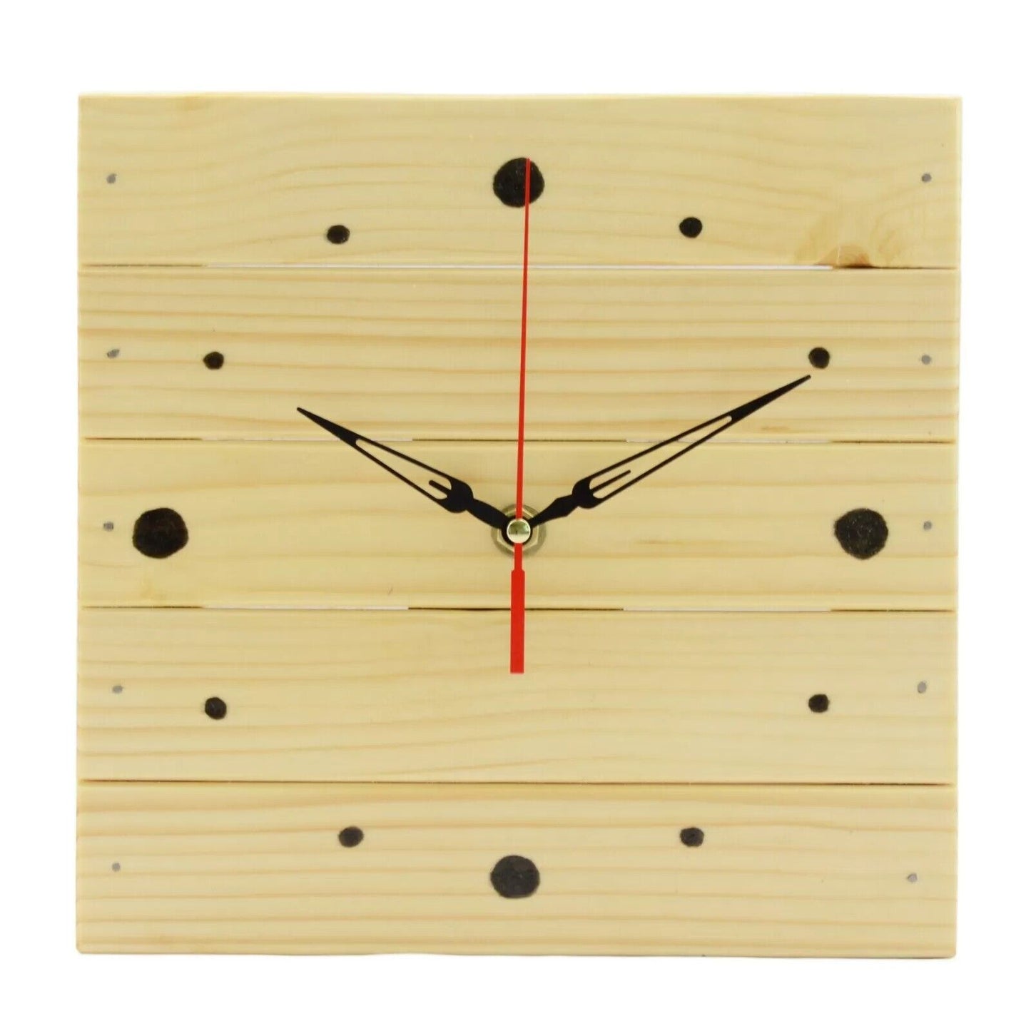 Unique Wall Clock Handmade Wooden Rustic Shabby Unusual Decor Home Clocks Gift
