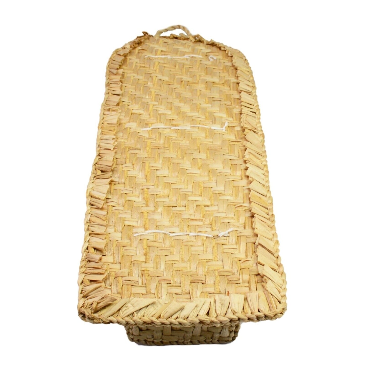 3 Tier Woven Handmade Hanging Hooks Organiser Storage Pocket Wardrobe Basket