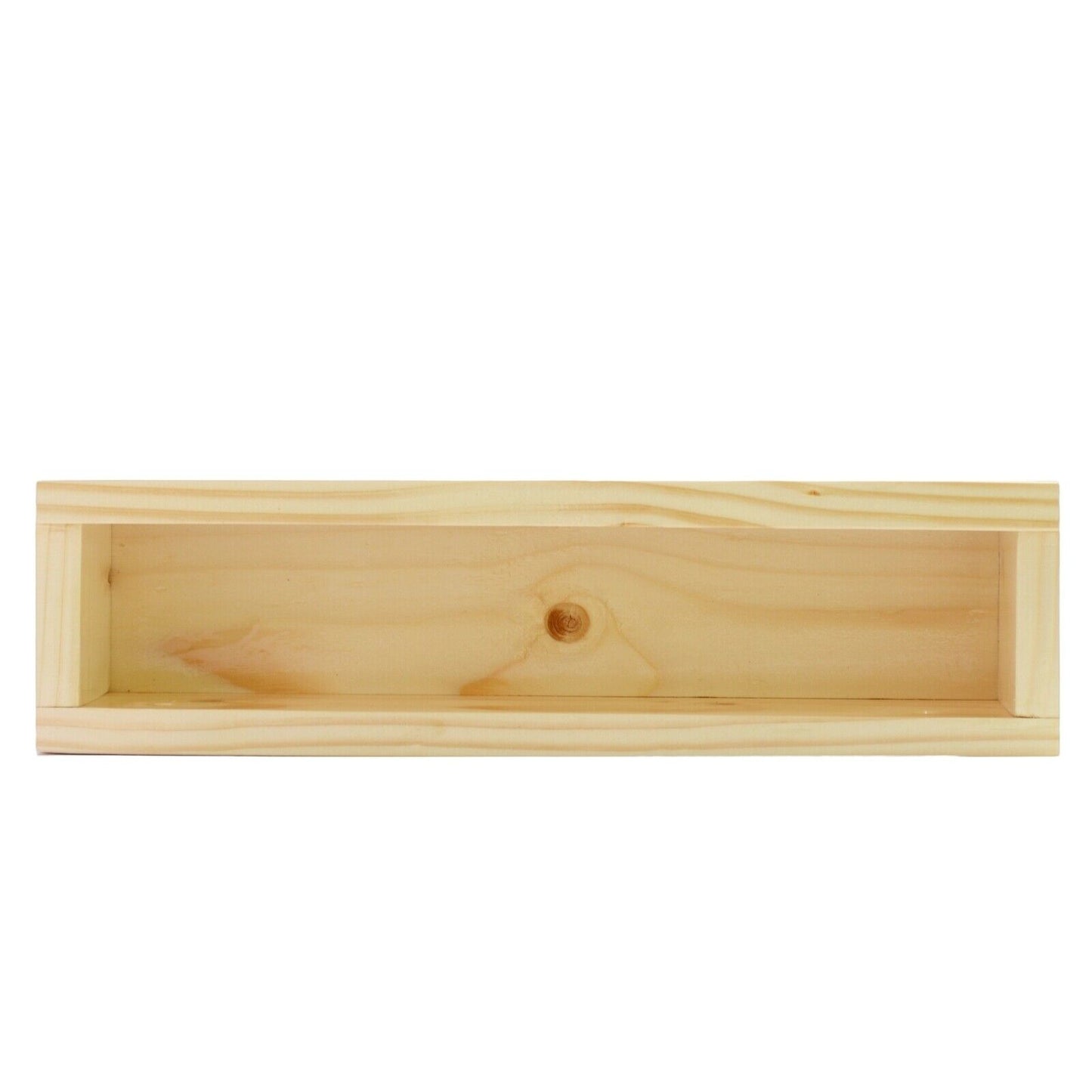 Wooden Shoe Rack Storage Floating Stand Organiser Shelf Unit Wall Mounted Pine