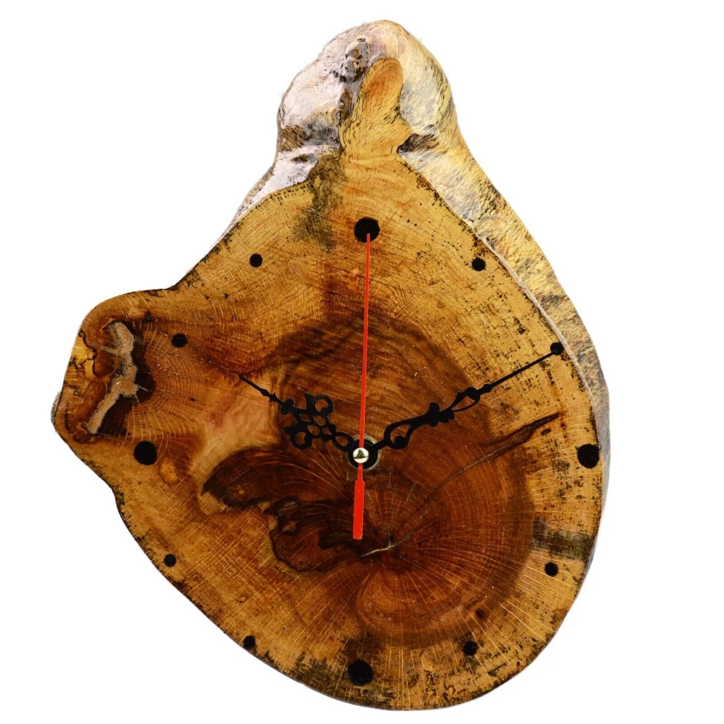 Unique Wall Clock Handmade Wooden Rustic Shabby Unusual Decor Home Clocks Gift