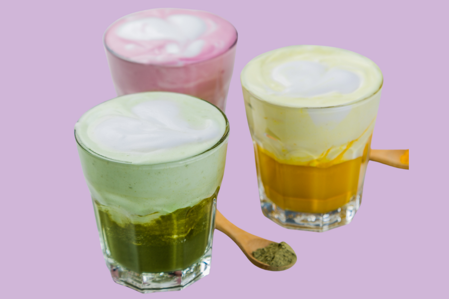 Natural Healthy Range of Powdered Latte Blends Superfood Dairy Free (100g)
