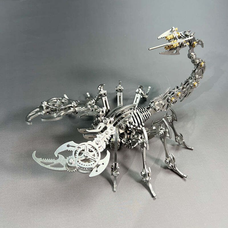 3D Puzzle Scorpion Steampunk Mechanical Creature Assembly Model Kit Adult Gifts
