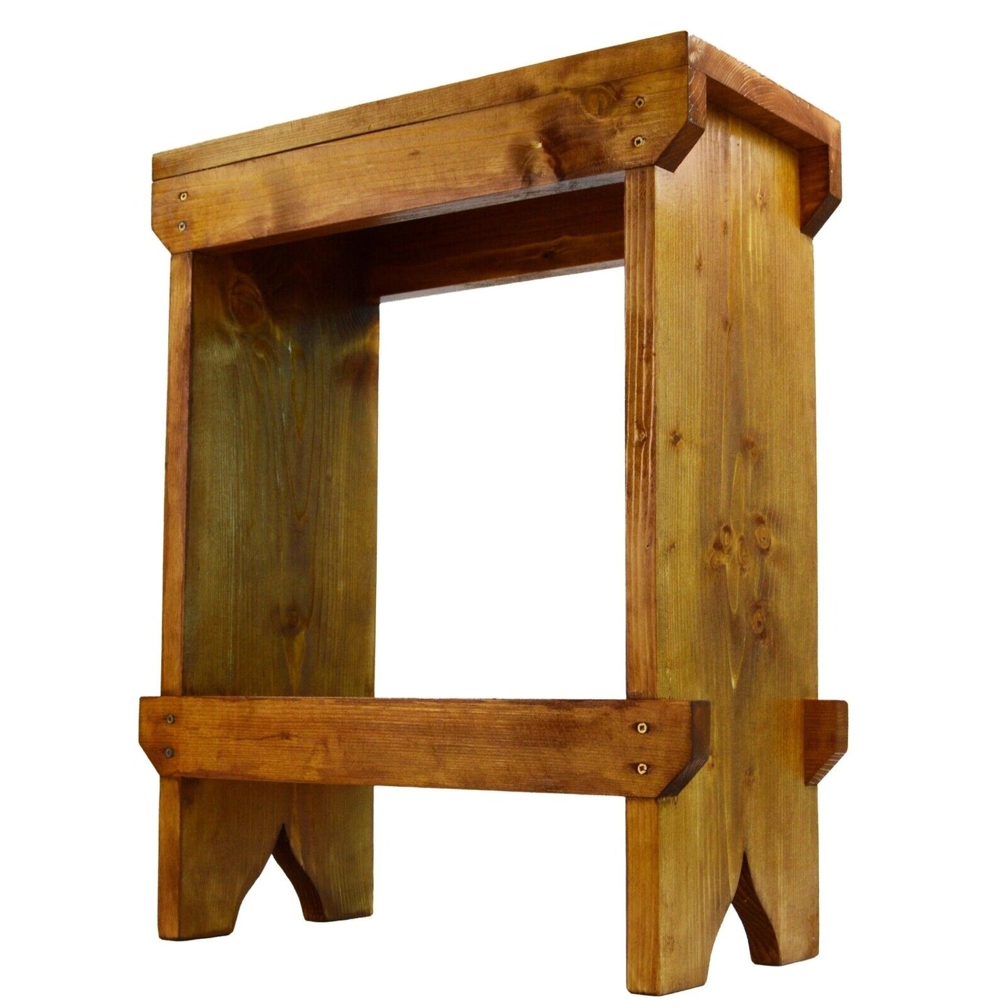 Handmade Rustic Primitive High Chair Breakfast Kitchen Bar Stool Seat Shabby