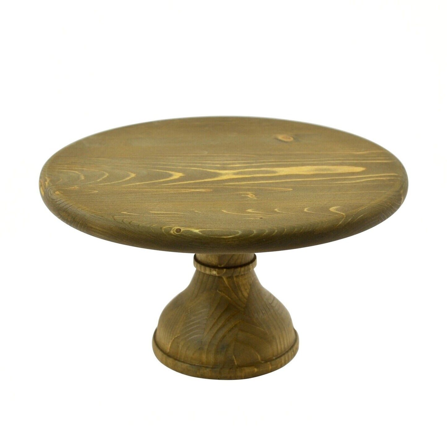 Wooden Cake stand Solid Wood Fruit Cupcake Platform Display 37cm