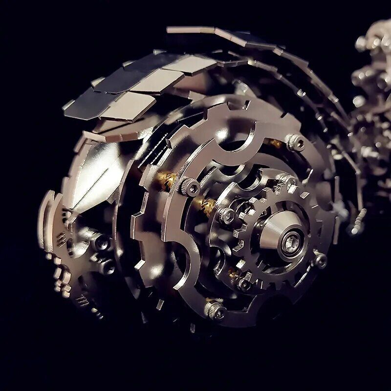 3D Metal Model Kits Spider Light Up Adult Punk Steampunk Mechanical Building Kit