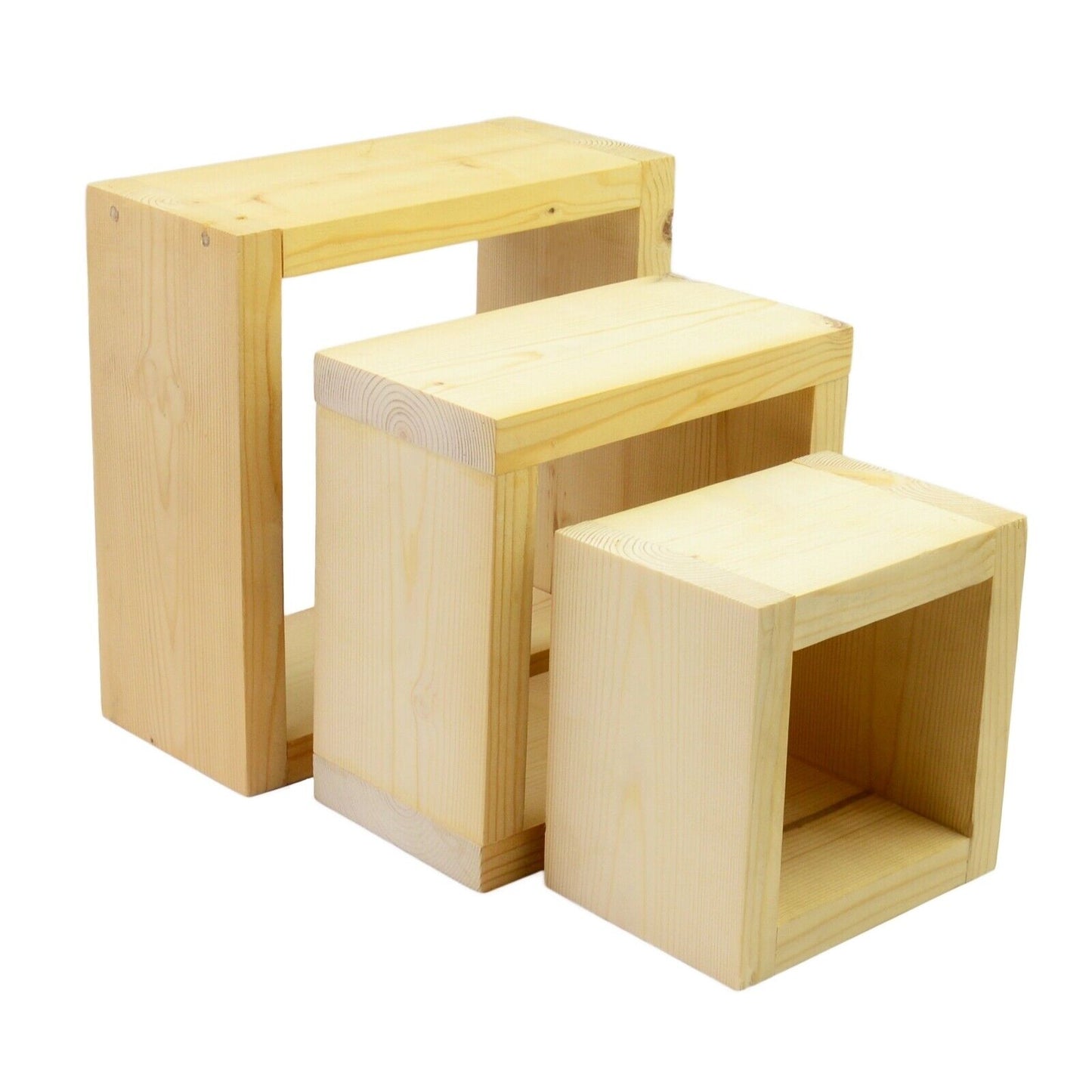 Cube Storage Shelf Wall Mounted Wooden Hanging Bookcase Display Shelving Unit