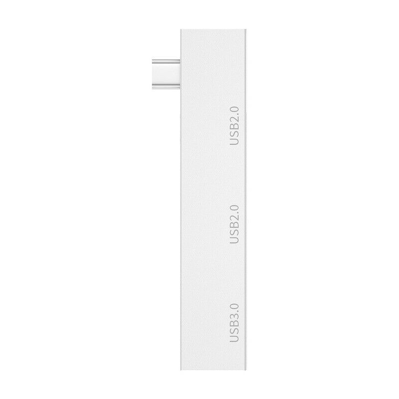 USB 3.0 Ultra Slim 4 Port Hub - Type A/C to 1 USB 3.0 + 3 x USB 2.0 Metal Shell