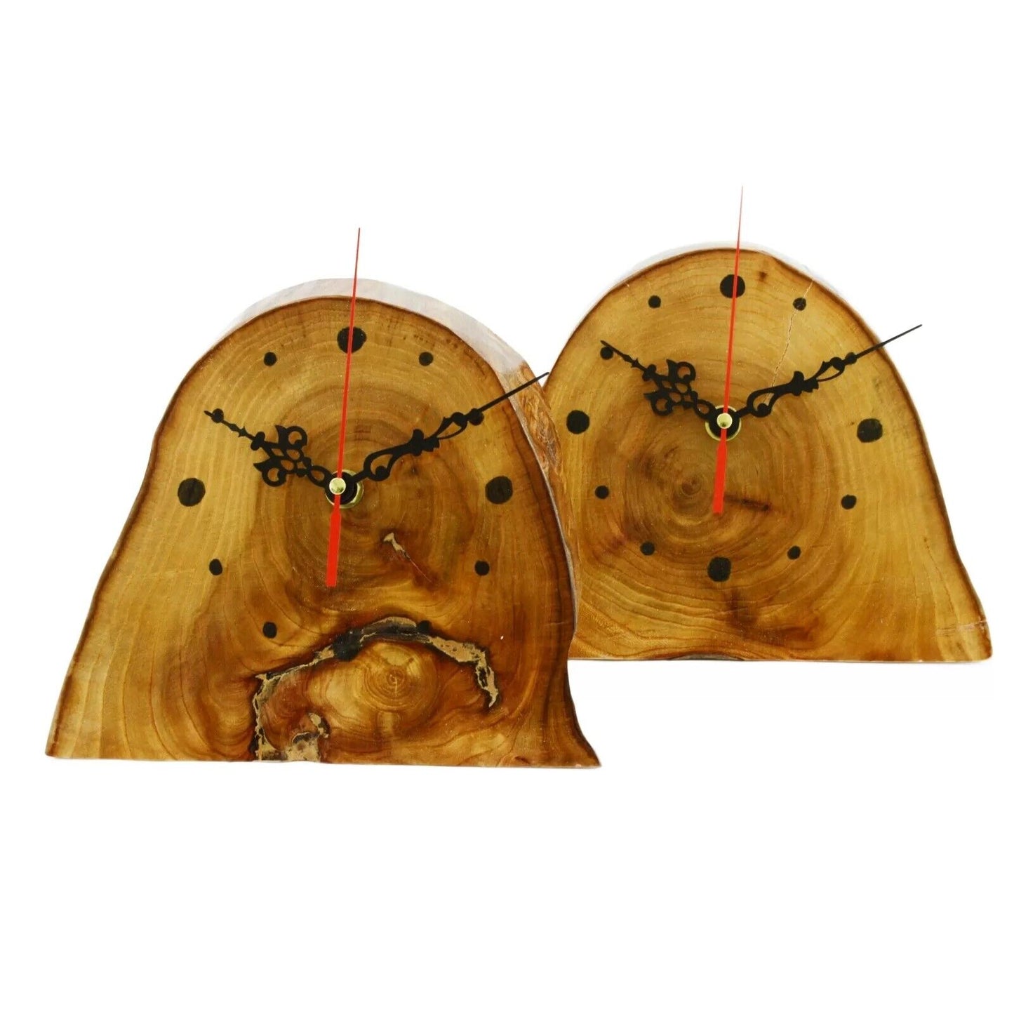 Unique Wall Clock Handmade Wooden Rustic Shabby Unusual Decor Home Clocks Gift