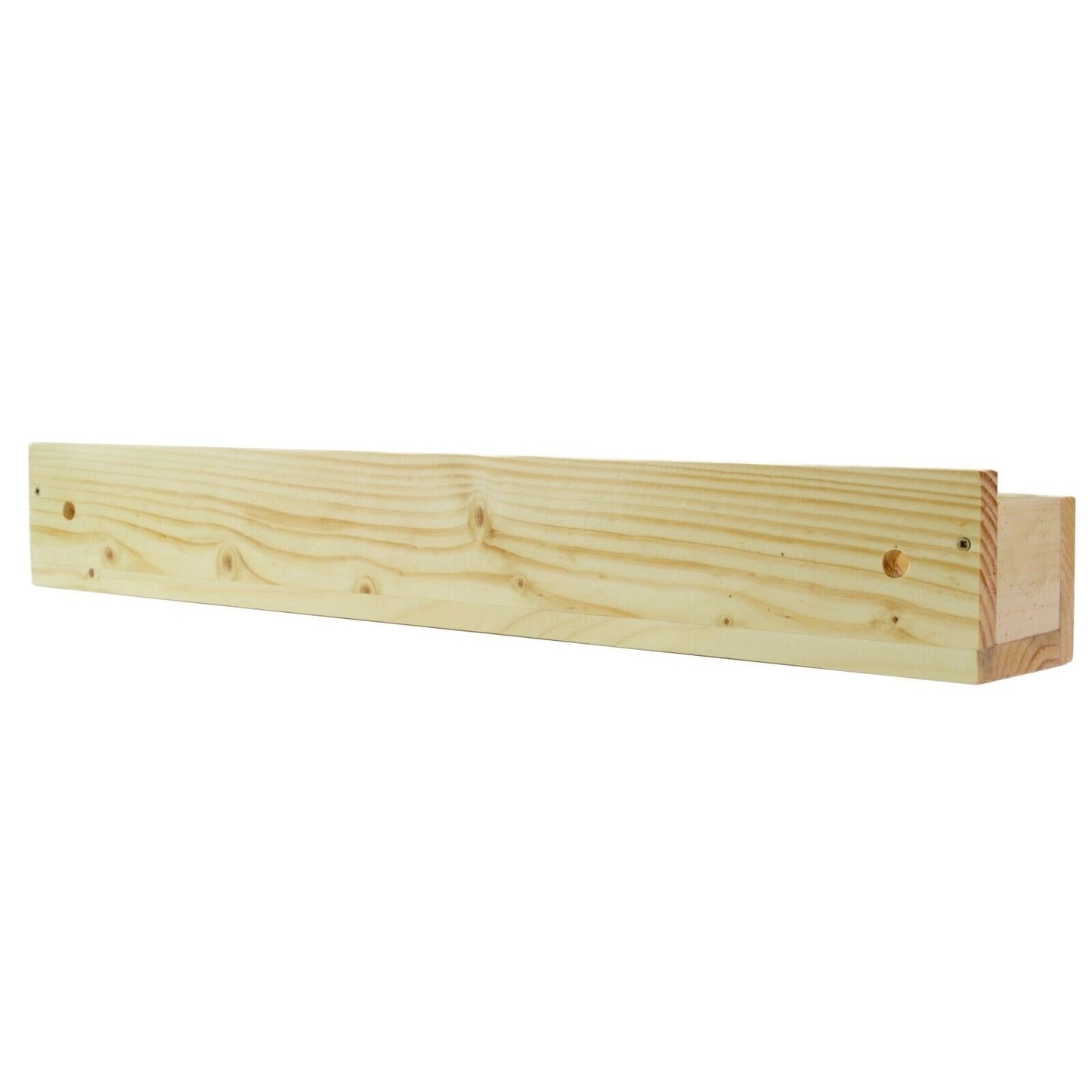 Wooden Shoe Rack Storage Floating Stand Organiser Shelf Unit Wall Mounted Pine