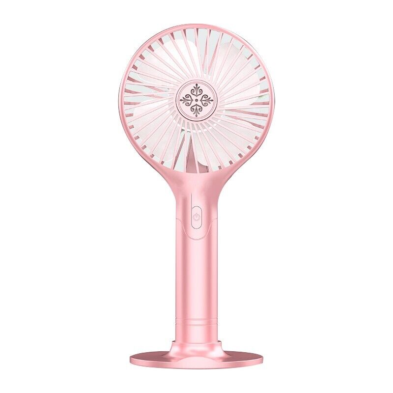 Portable Hand-held Folding Cooling Desk Fan Mini Cooler USB Charging Long Lastin