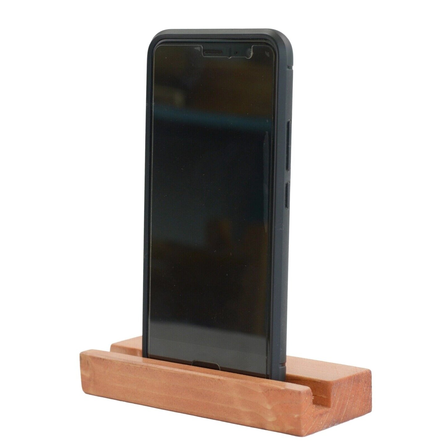 Universal Lazy Desk Stand Mobile Phone Tablet Holder Portable Natural Wooden