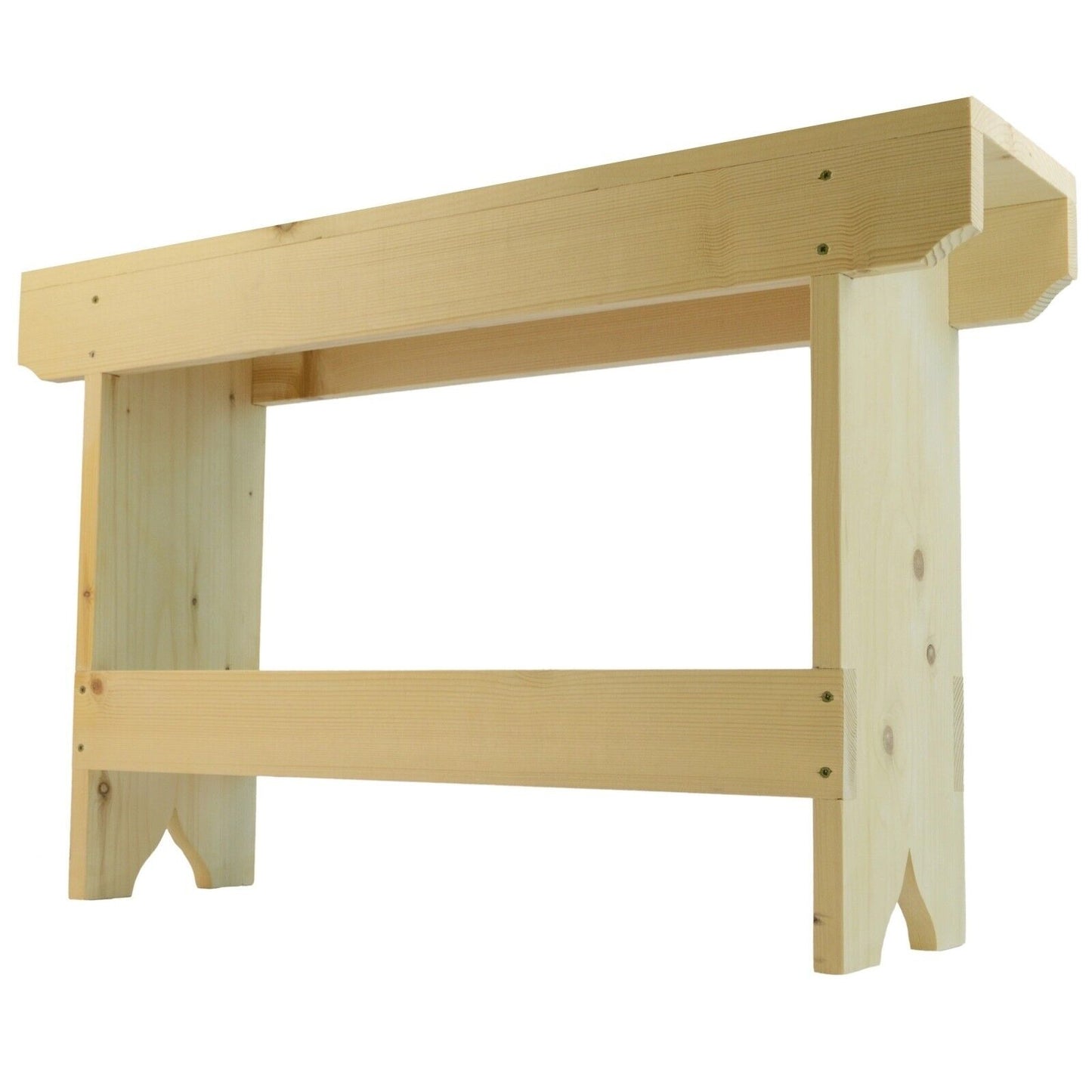 Handmade Treated 100cm Wooden Garden Sleeper Bench Indoor/outdoor Use