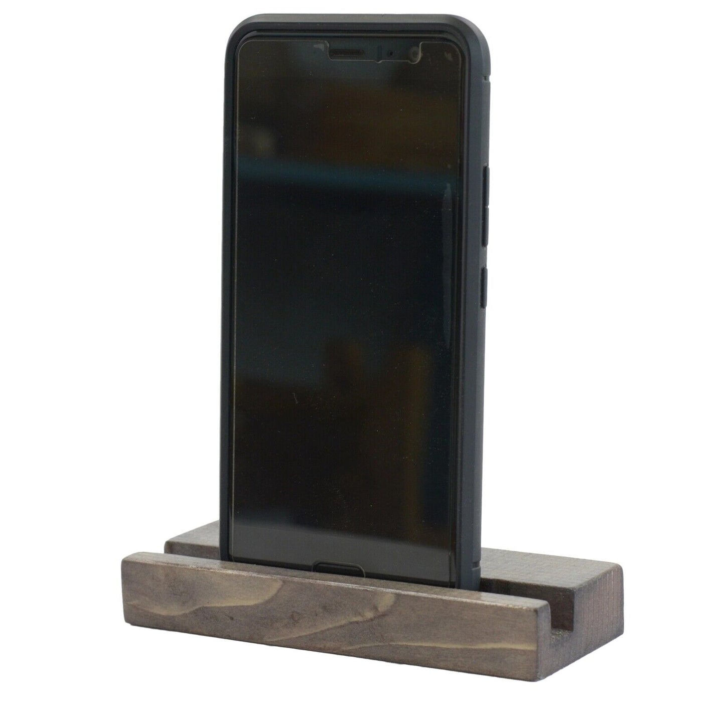 Universal Lazy Desk Stand Mobile Phone Tablet Holder Portable Natural Wooden
