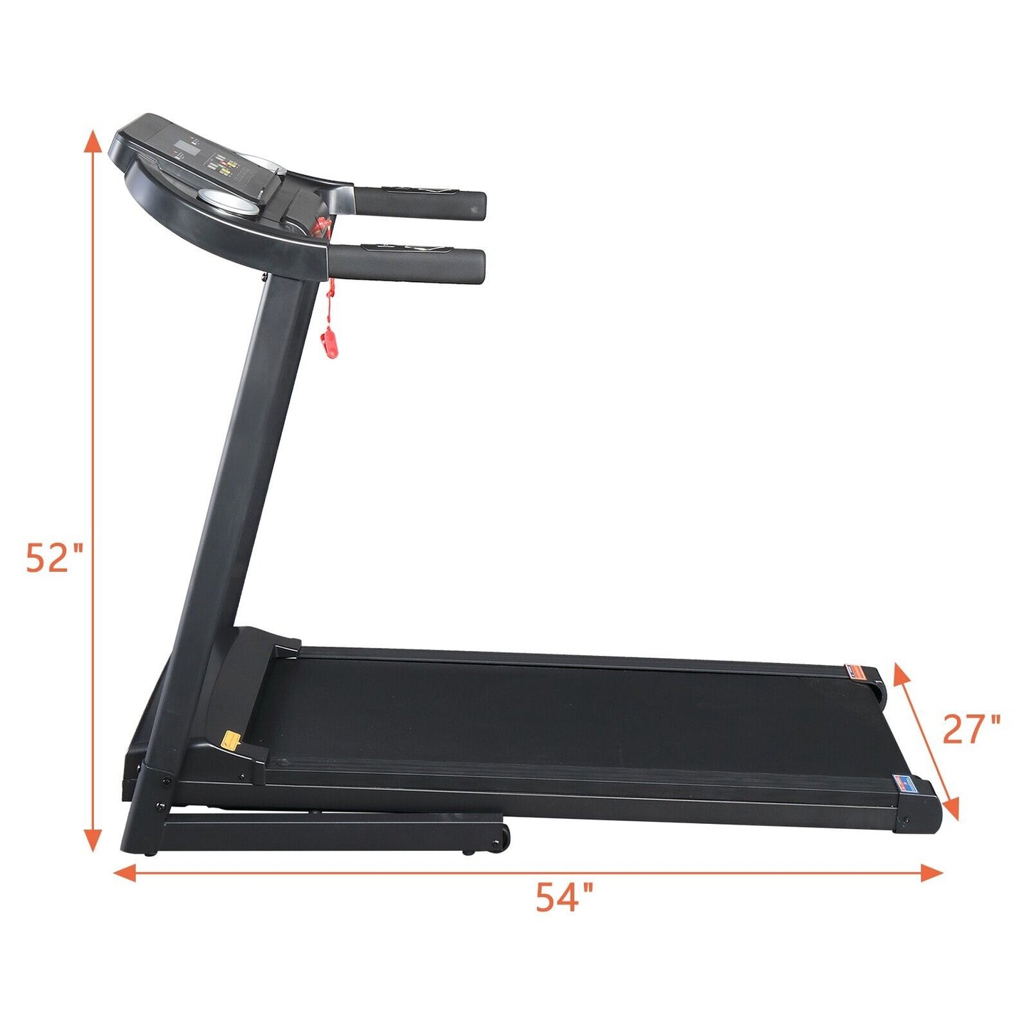 Treadmill Running Adjustable Electric Bluetooth Speakers Folding Machine