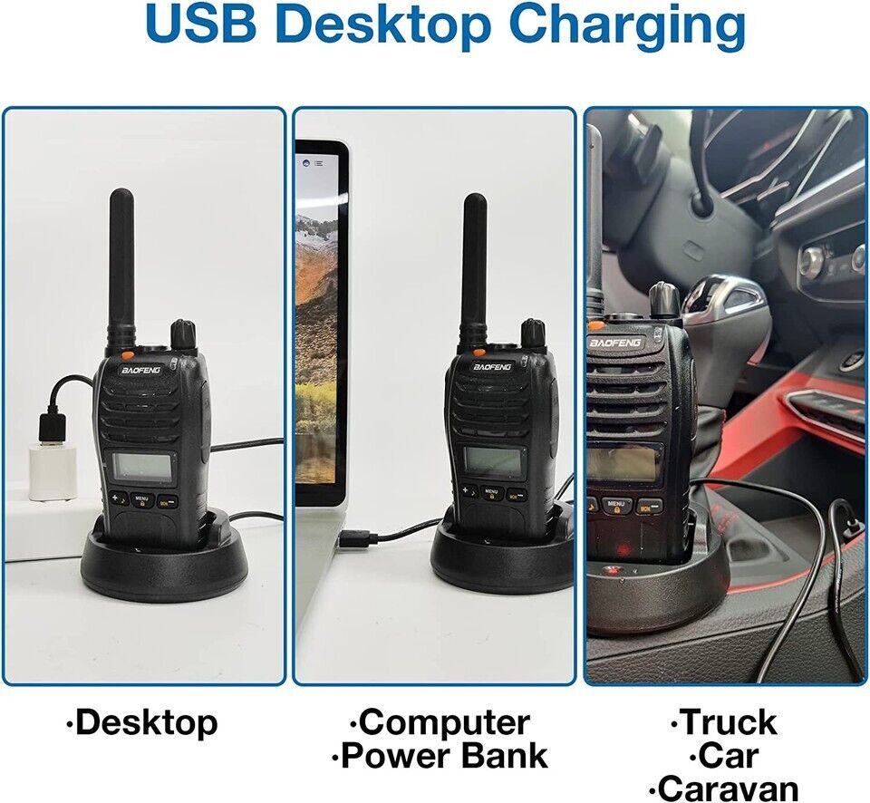 Baofeng E88 PMR446 Walkie Talkies 16CH PMR 446MHz Ham Two Way Radios W Earpiece