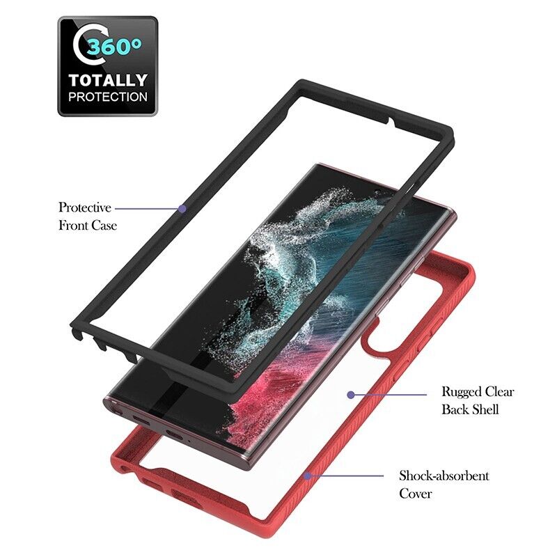 Shockproof 360 Full Body Case For Samsung S22 Plus Ultra
