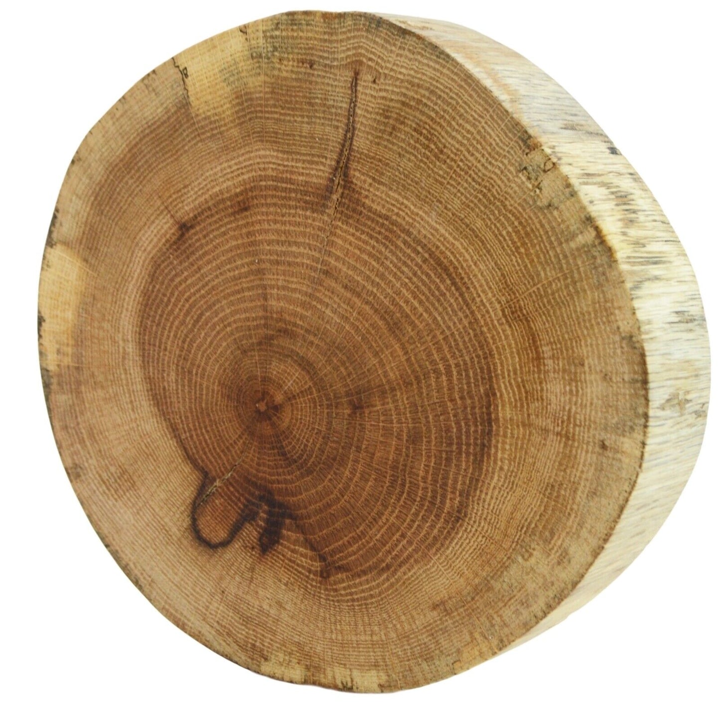 Rustic Tree Trunk Board Wooden Bark Serving Chopping Cutting Round Centrepiece