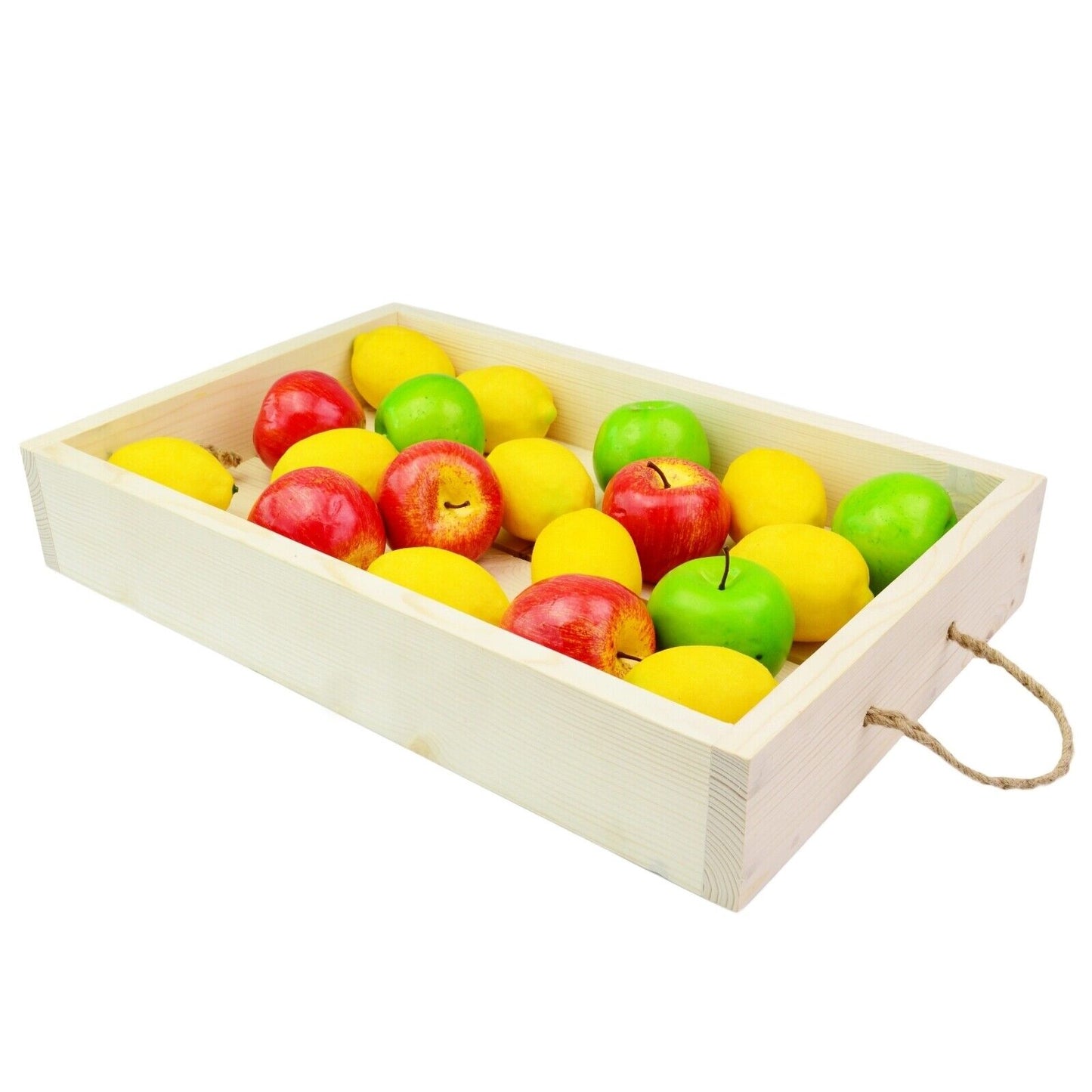 Wooden Serving Tray with Handles / Handmade Serving Tea Breakfast Fruit Wood