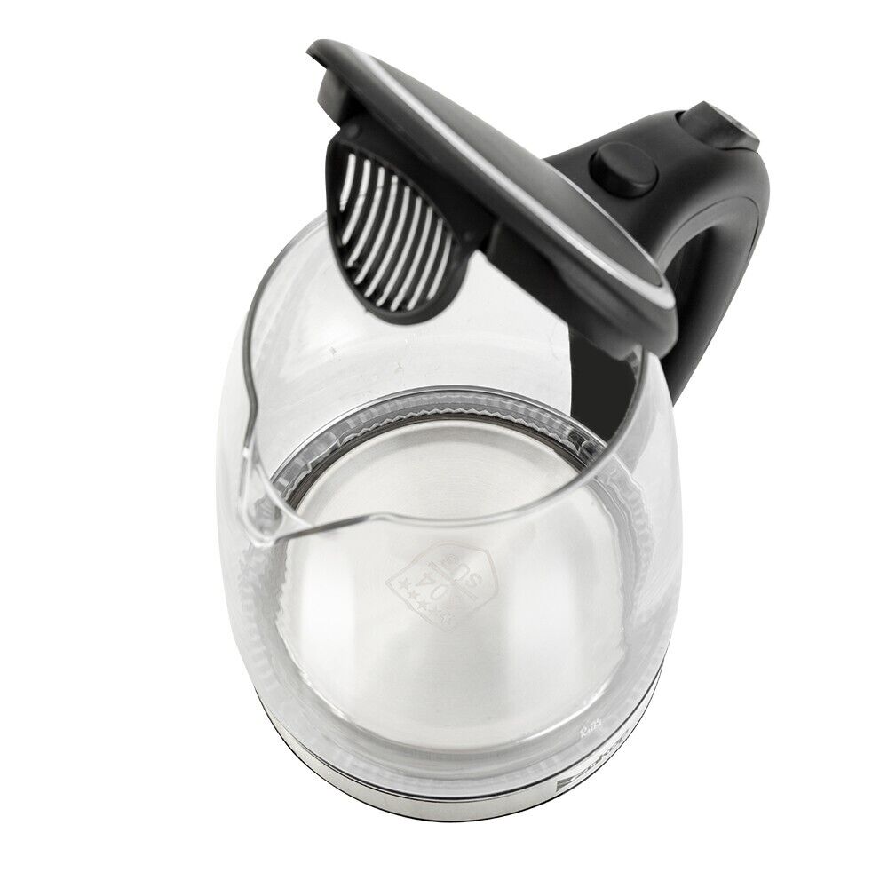 HD-1857-A 220V 2000W 1.8L Electric Glass Kettle UK Plug