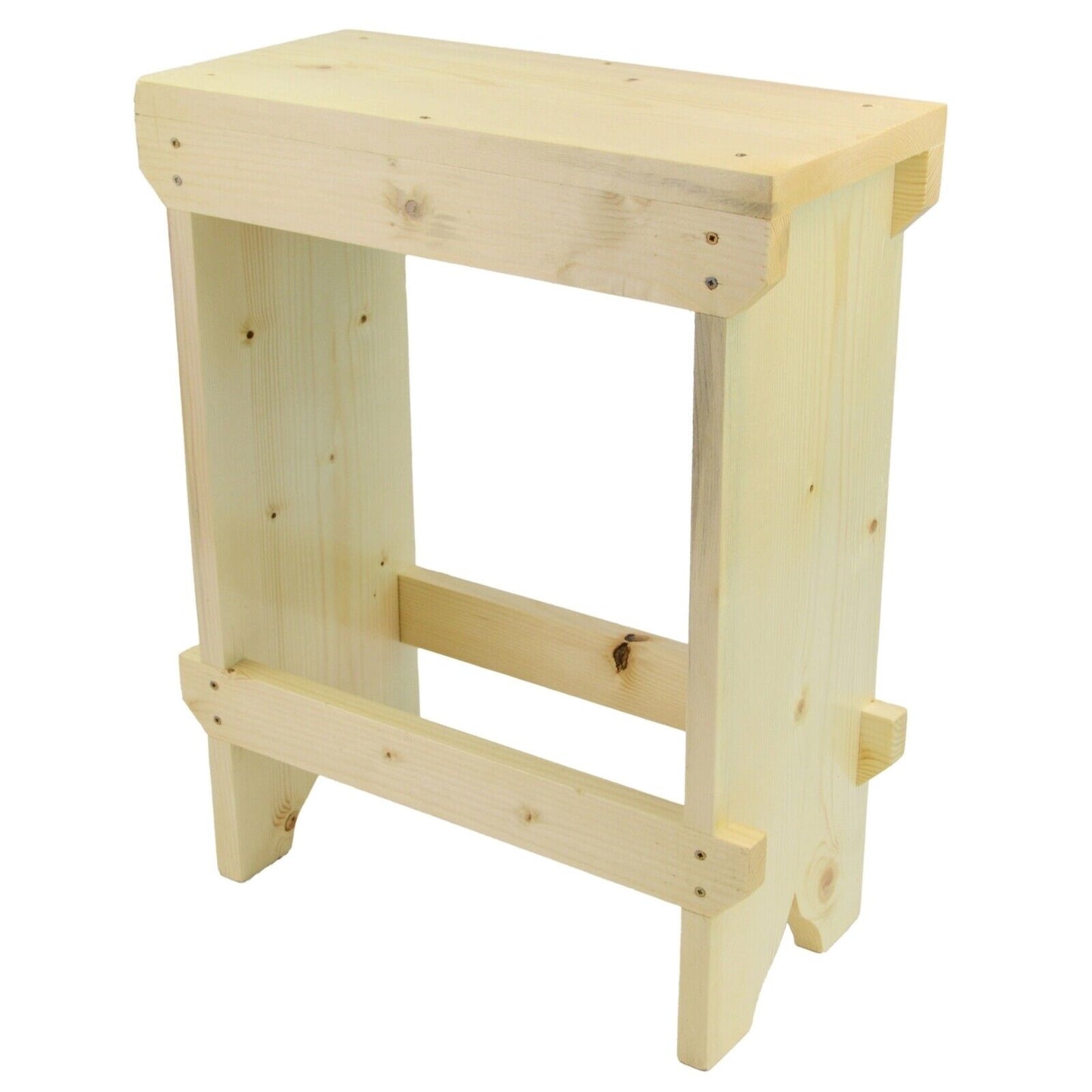 Handmade Rustic Primitive High Chair Breakfast Kitchen Bar Stool Seat Shabby