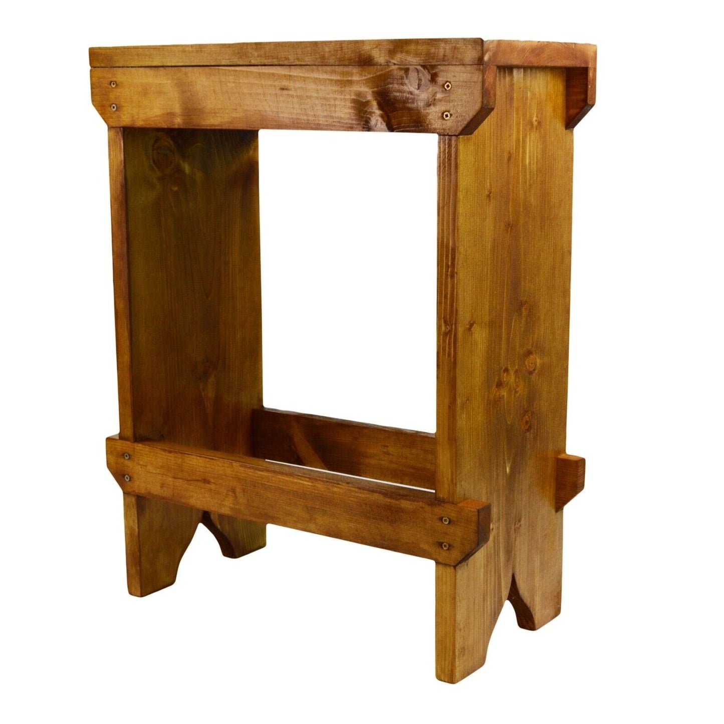 Handmade Rustic Primitive High Chair Breakfast Kitchen Bar Stool Seat Shabby
