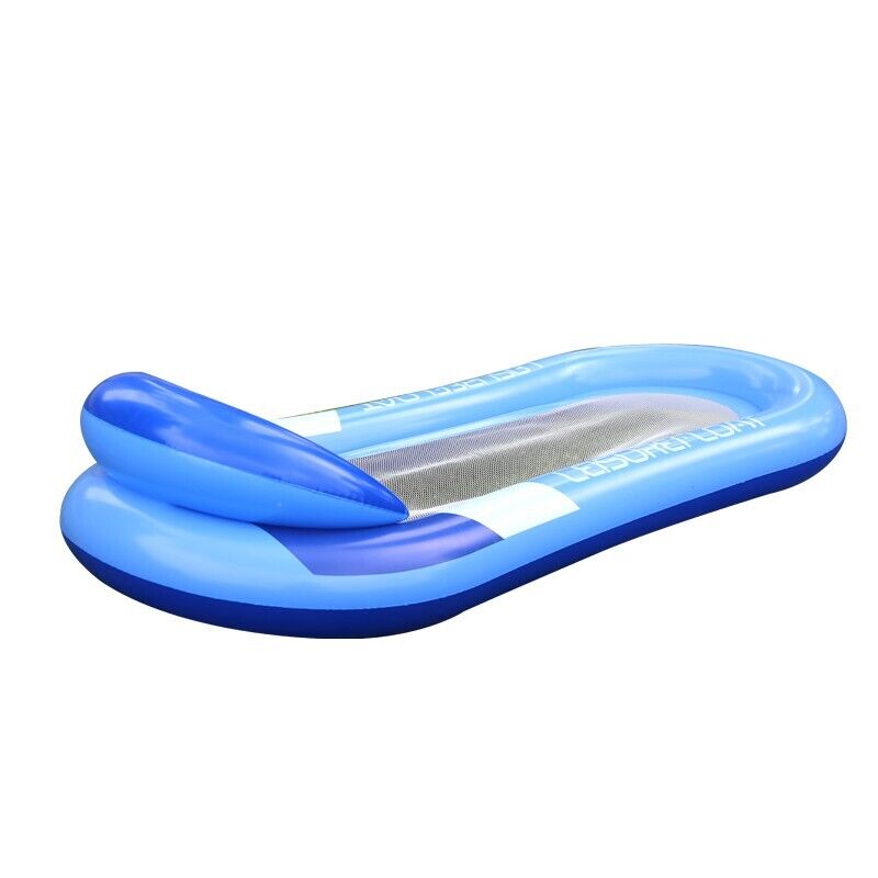 Inflatable Floating Water Hammock Pool Lounger Swimming Mattress Beach Recliner