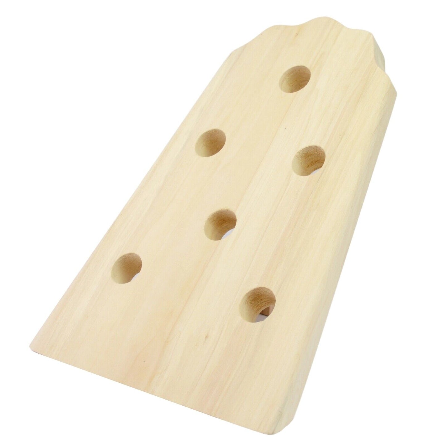 Handmade Wooden Wine Rack Holder Floor Stand Standing Holds 6 Bottles