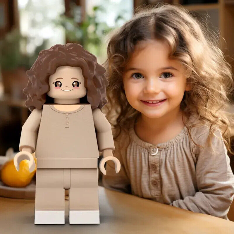 Personalized 3D Print Custom Giant Minifigs Photo Giant Minifigs Turn Your Photo