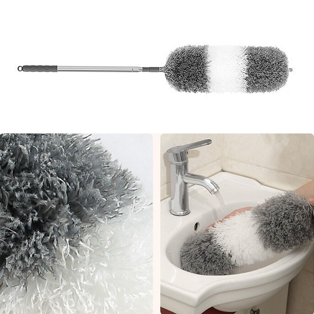 Extendable Feather Duster Long Telescopic Duster Magic Static Duster Brush 245cm